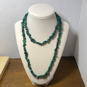 Elegant Green Stone Necklace